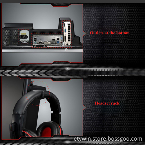 Dedicated card Graphics Card Type 23.6 inch assemble all in one pc/PIO computer with LED monitor